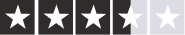 A pattern of white and black stars, representing rating stars.