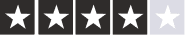 Five stars shining brightly against a dark background